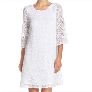 Lily Pulitzer white folay lace dress sz xs
